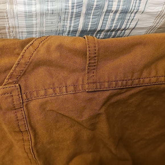 Coleman Brown Chinos with Straight Leg in a Copper Tear Resistant Utility Pants - Picture 8 of 10